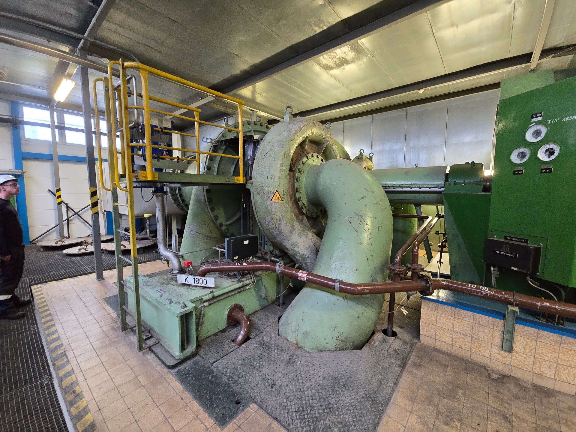 Industrial turbomachinery installation, executed reference project